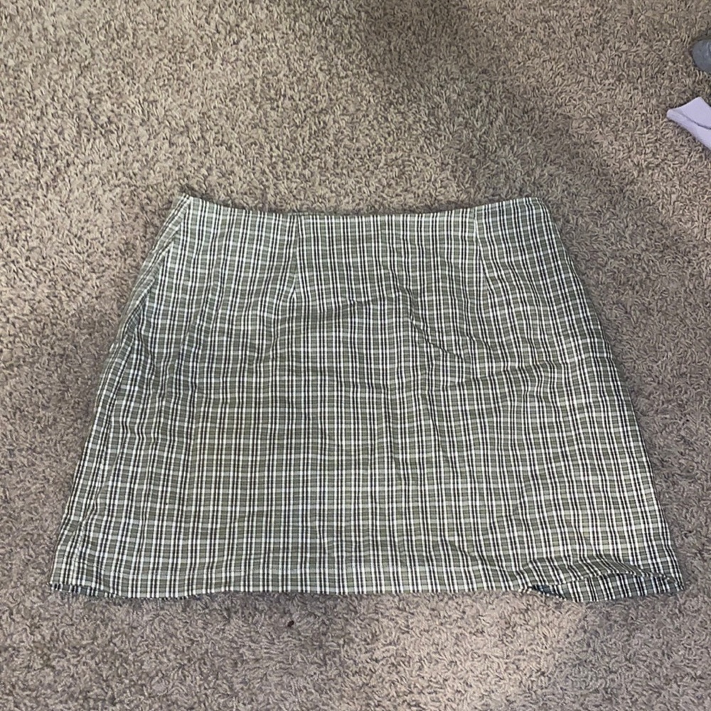 Plaid Mini Skirt